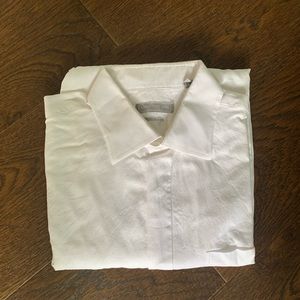 Beautiful white button down 17.5 34/35 2 ply